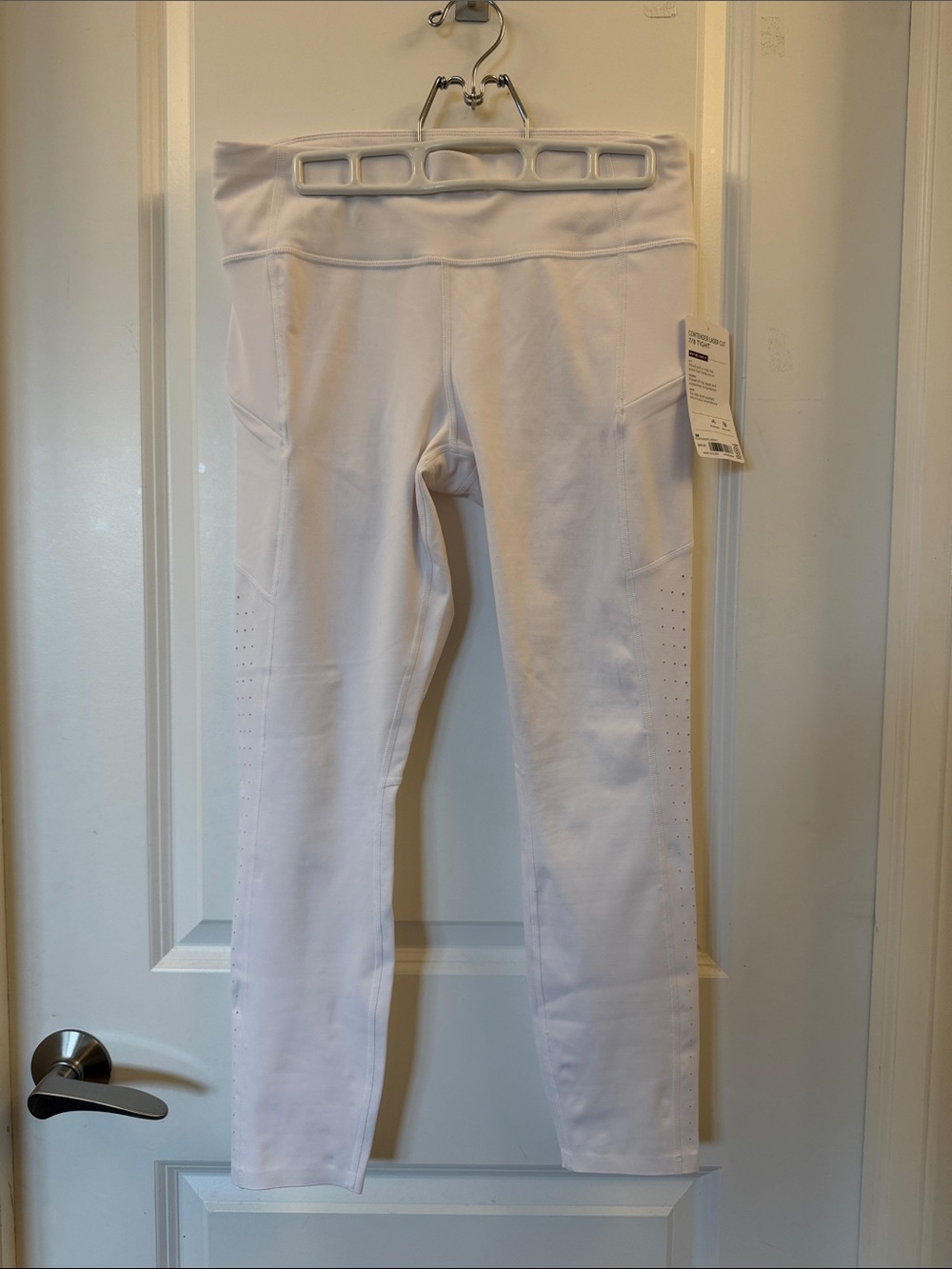 Athleta White High-Rise Performance Jeggings with Side Pockets